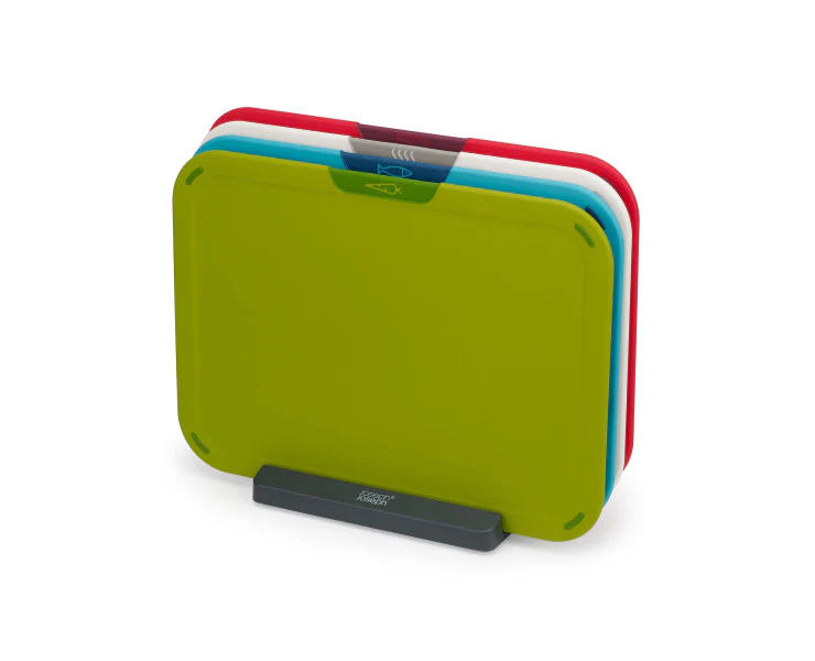 Joseph Joseph Duo 4-piece Chopping Board Set with Storage Stand