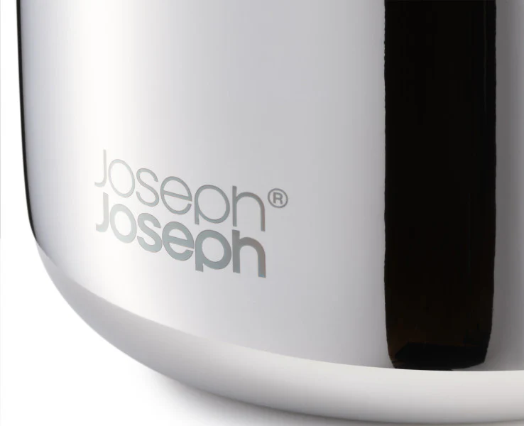Joseph Joseph EasyStore Luxe Toothbrush Caddy – Stainless Steel - Image 4