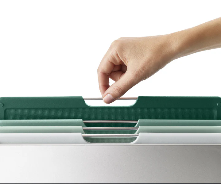Joseph Joseph Folio Large Sage Chopping Board - 4 Piece - Image 4