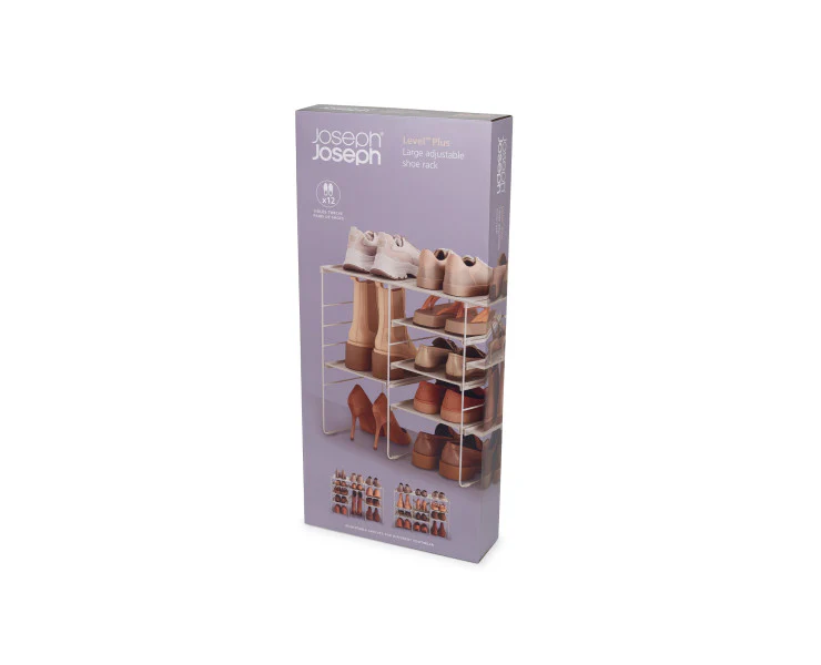 Joseph Joseph Level Plus Adjustable Shoe Rack – Triple Stores up to 12 pairs of shoes or boots - Image 4