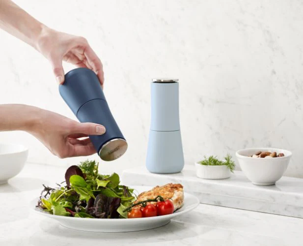 Joseph Joseph Milltop™ Salt & Pepper Mills - Sky - Image 4