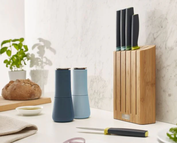 Joseph Joseph Milltop™ Salt & Pepper Mills - Sky - Image 5