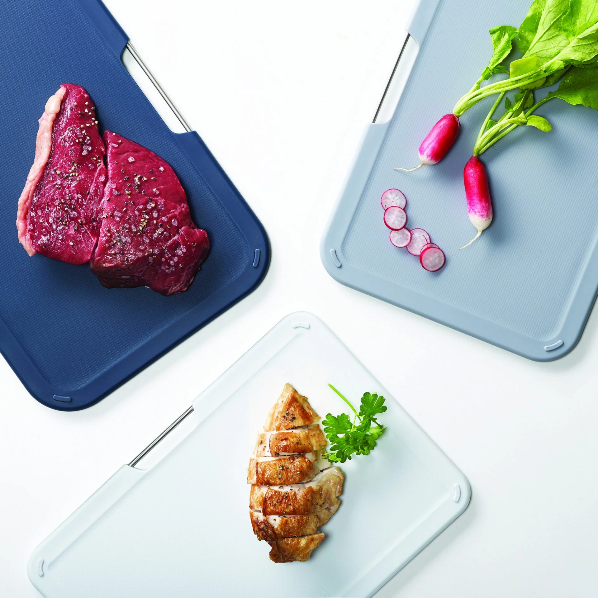 Joseph Joseph Nest Boards Regular Grey Chopping Board Set - Image 5