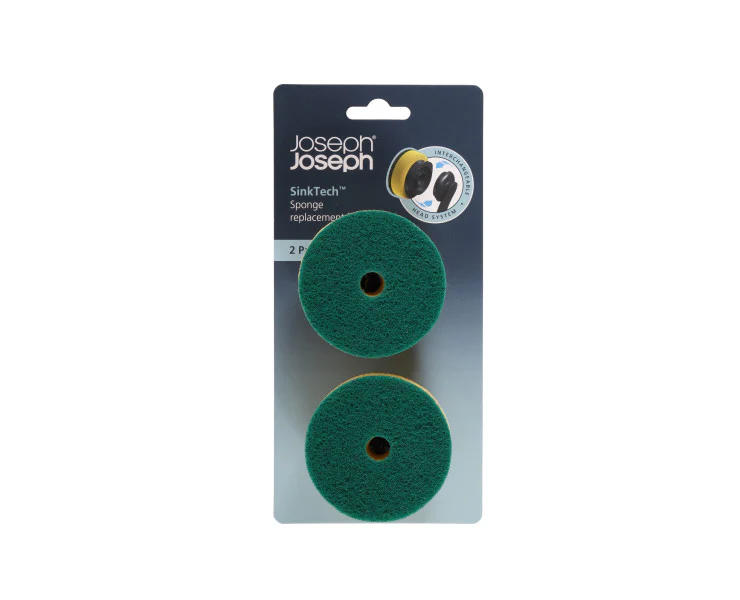 Joseph Joseph SinkTech Sponge replacement heads - Pack of 2 - Image 2