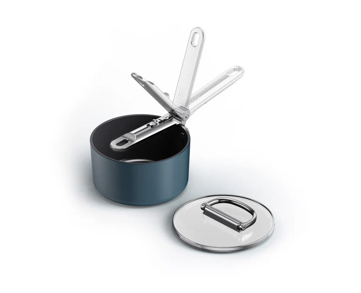 Joseph Joseph Space 15cm/1.4qt Non-Stick Saucepan & Lid - Image 3