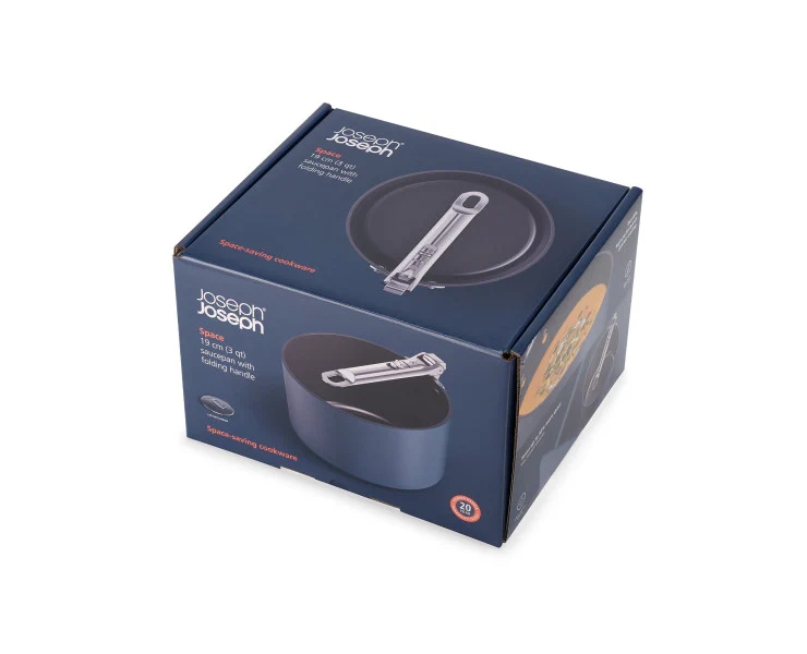 Joseph Joseph Space 19cm/2.9qt Non-Stick Saucepan & Lid - Image 3