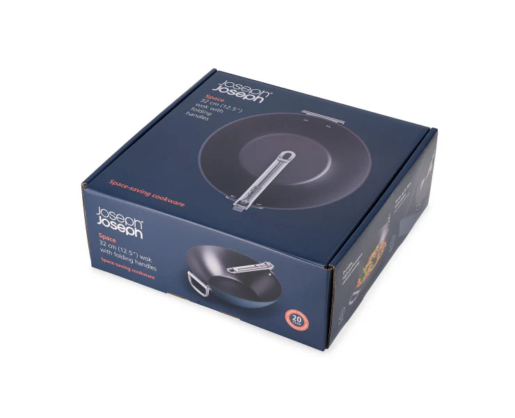 Joseph Joseph Space 32cm/12.5'' NonStick Wok - Image 2