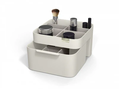 Joseph Joseph Viva Cosmetic organiser with drawer – Shell - Image 3