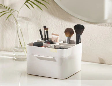 Joseph Joseph Viva Cosmetic organiser with drawer – Shell - Image 6