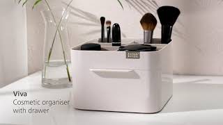 Joseph Joseph Viva Cosmetic organiser with drawer – Shell - Image 7