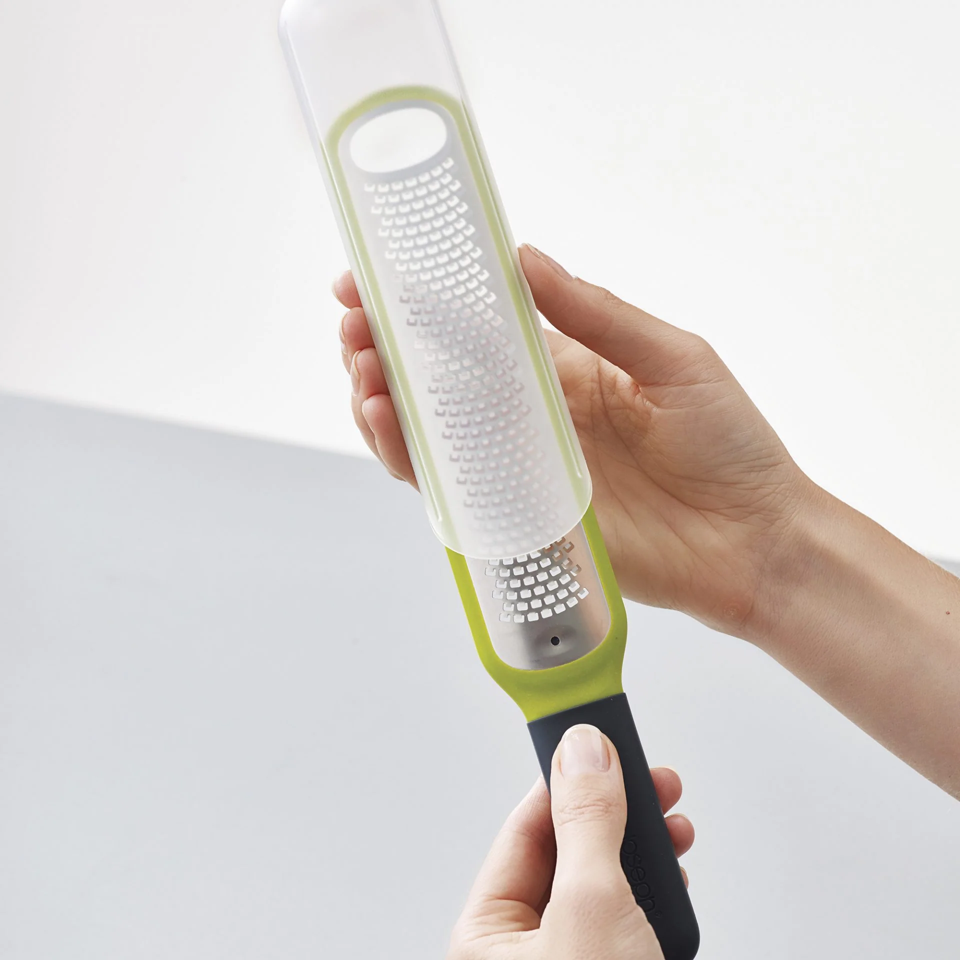 Joseph Joseph Stainless Steel Zester W Blade Wiper - Image 2