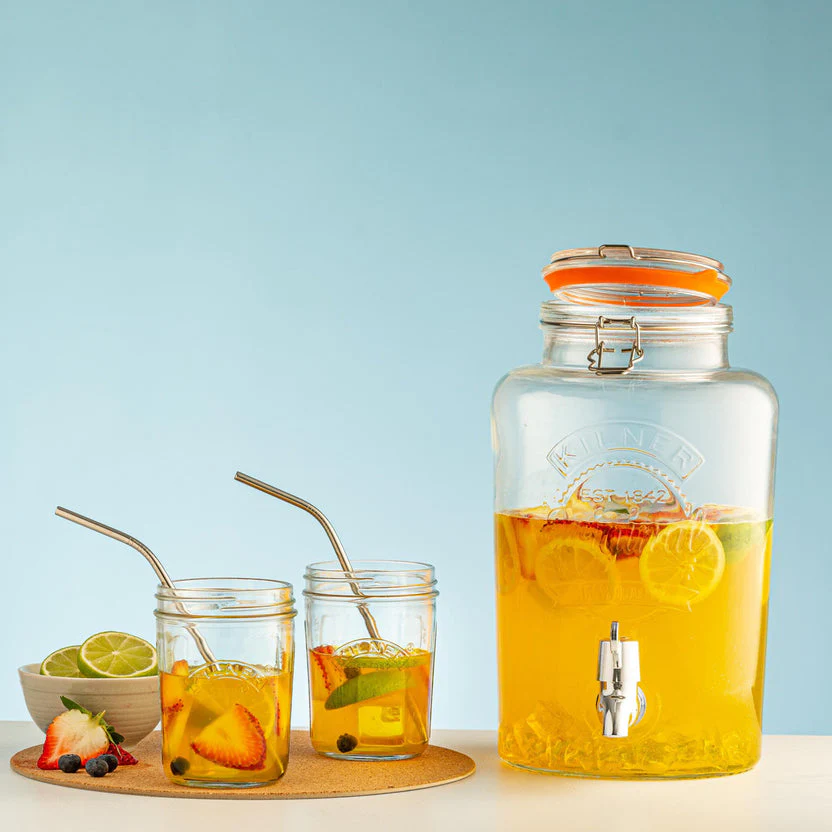 Kilner Round Storage Jar with Dispensing Tap, 5 Litre - Image 3