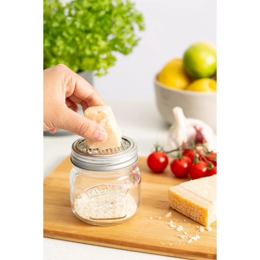Kilner Storage Jar with Fine Grater Lid, 250ml - Image 3