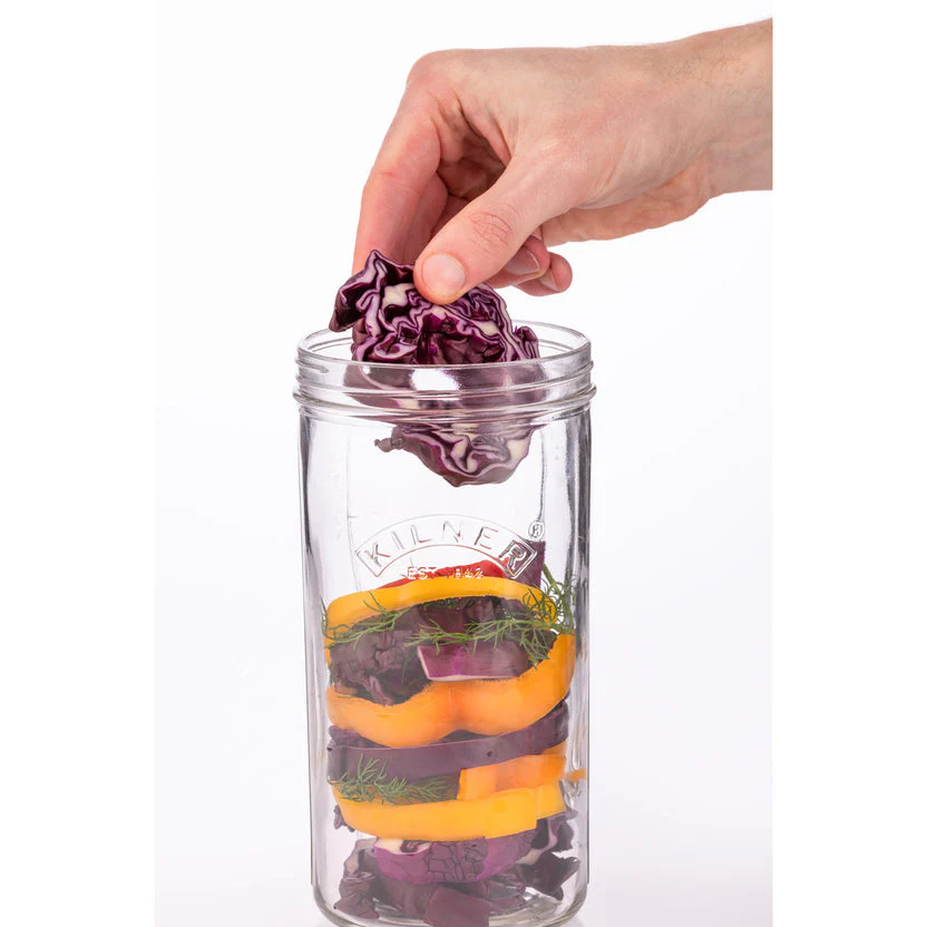 Kilner Wide Mouth Fermentation Set, 1 Litre - Image 2