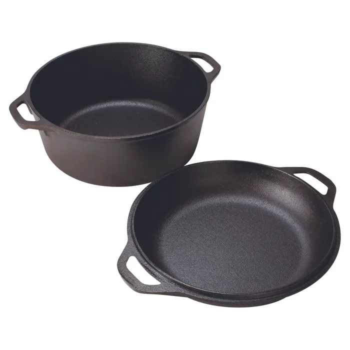 Lodge Double Cast Iron Dutch Oven – 26cm/4.7L - Image 4