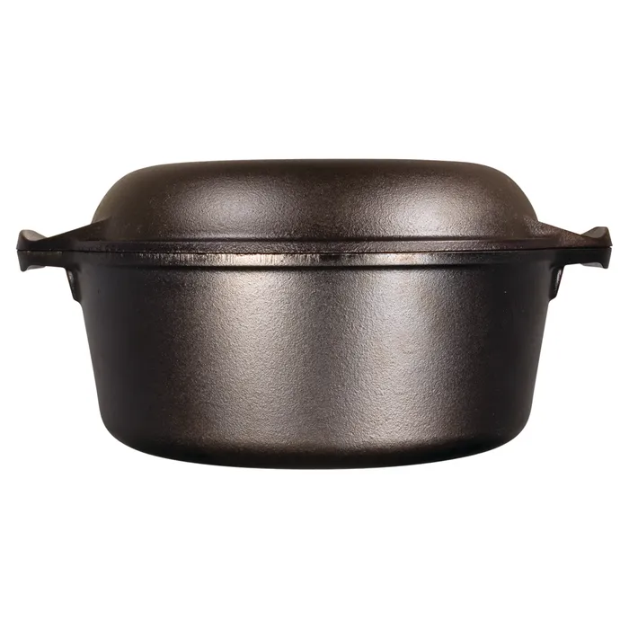 Lodge Double Cast Iron Dutch Oven – 26cm/4.7L - Image 5
