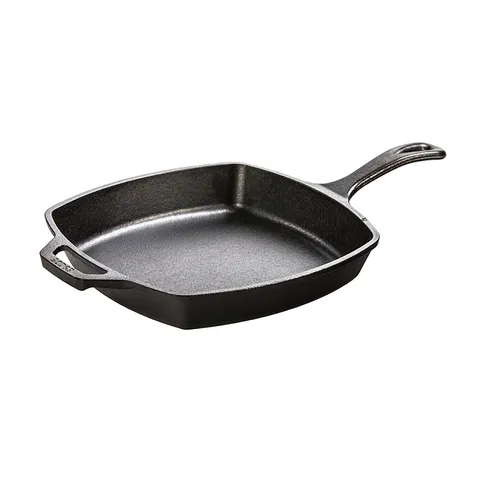 Lodge Square Cast Iron Skillet – 26.7cm × 4.6cm
