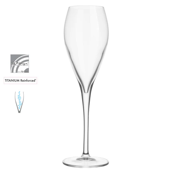 Luigi Bormioli Atelier Flute Glass 200ml - Image 2