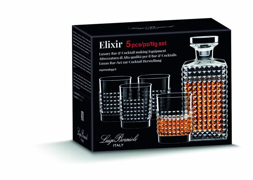 Luigi Bormioli Elixir Whisky Set - 5 Piece - Image 2