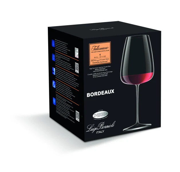 Luigi Bormioli Talismano Bordeaux Glasses 700ml - Set 4 - Image 2
