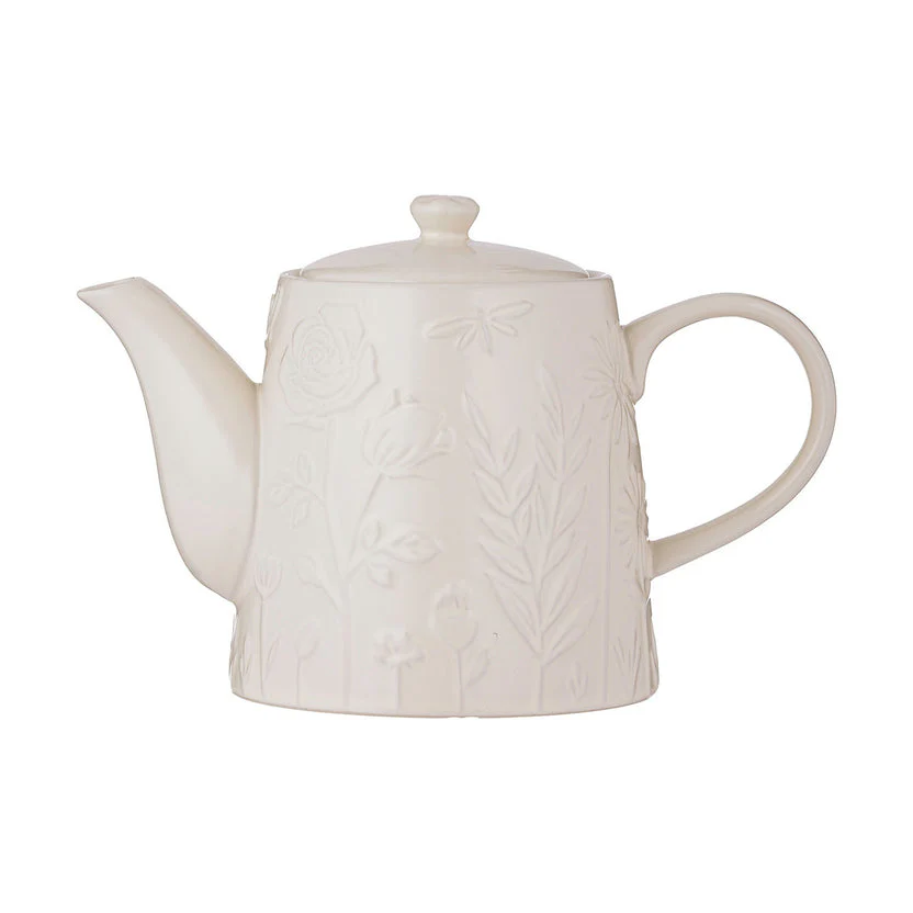 Mason Cash In The Meadow Cream Teapot, 15 x 23 x 13cm / 800ml