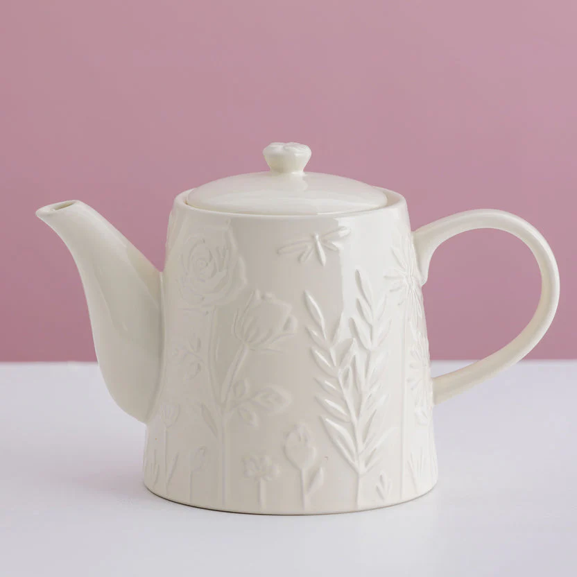 Mason Cash In The Meadow Cream Teapot, 15 x 23 x 13cm / 800ml - Image 3