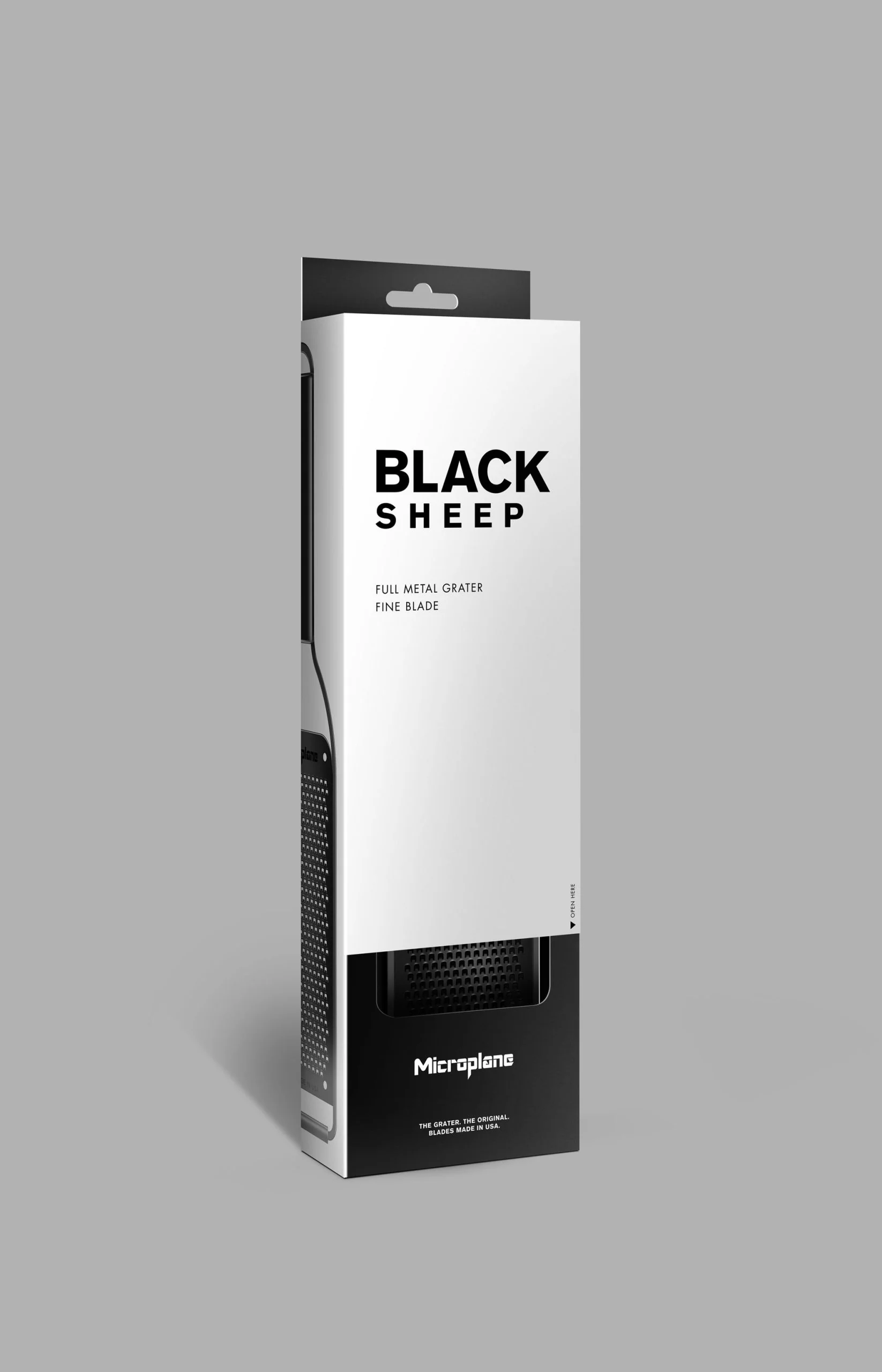 Microplane Black Sheep Stainless Steel Fine Grater - Image 2