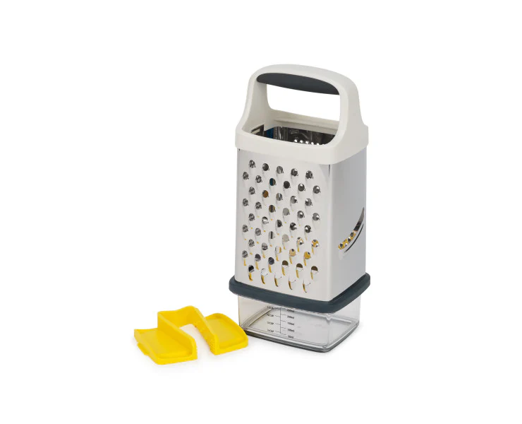 Joseph Joseph Multi-Grip Stainless Steel Box Grater - Stone Color