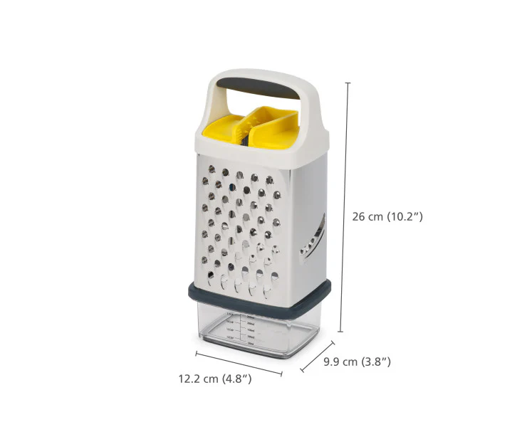 Joseph Joseph Multi-Grip Stainless Steel Box Grater - Stone Color - Image 2