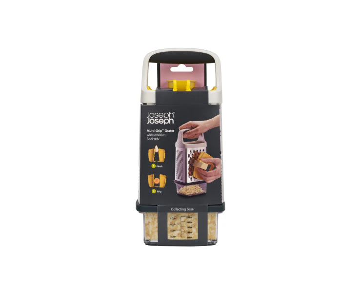 Joseph Joseph Multi-Grip Stainless Steel Box Grater - Stone Color - Image 4