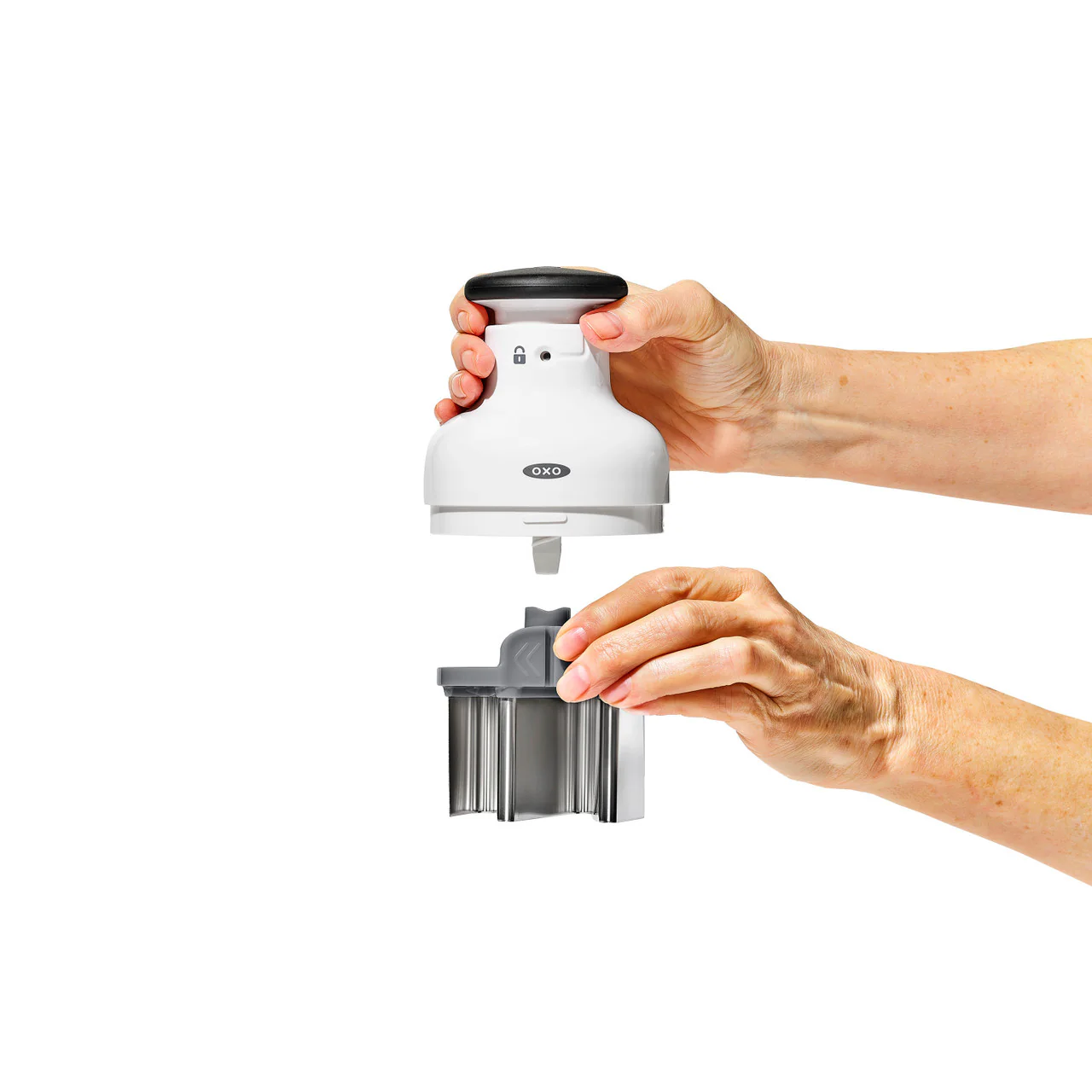 Oxo Chopper – Stainless Steel / White - Image 3