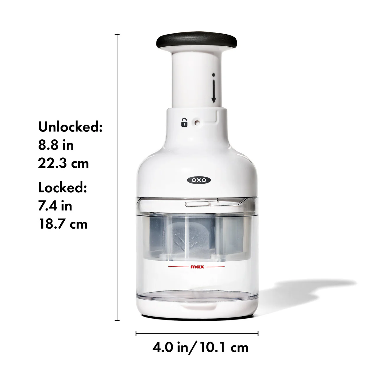Oxo Chopper – Stainless Steel / White - Image 5