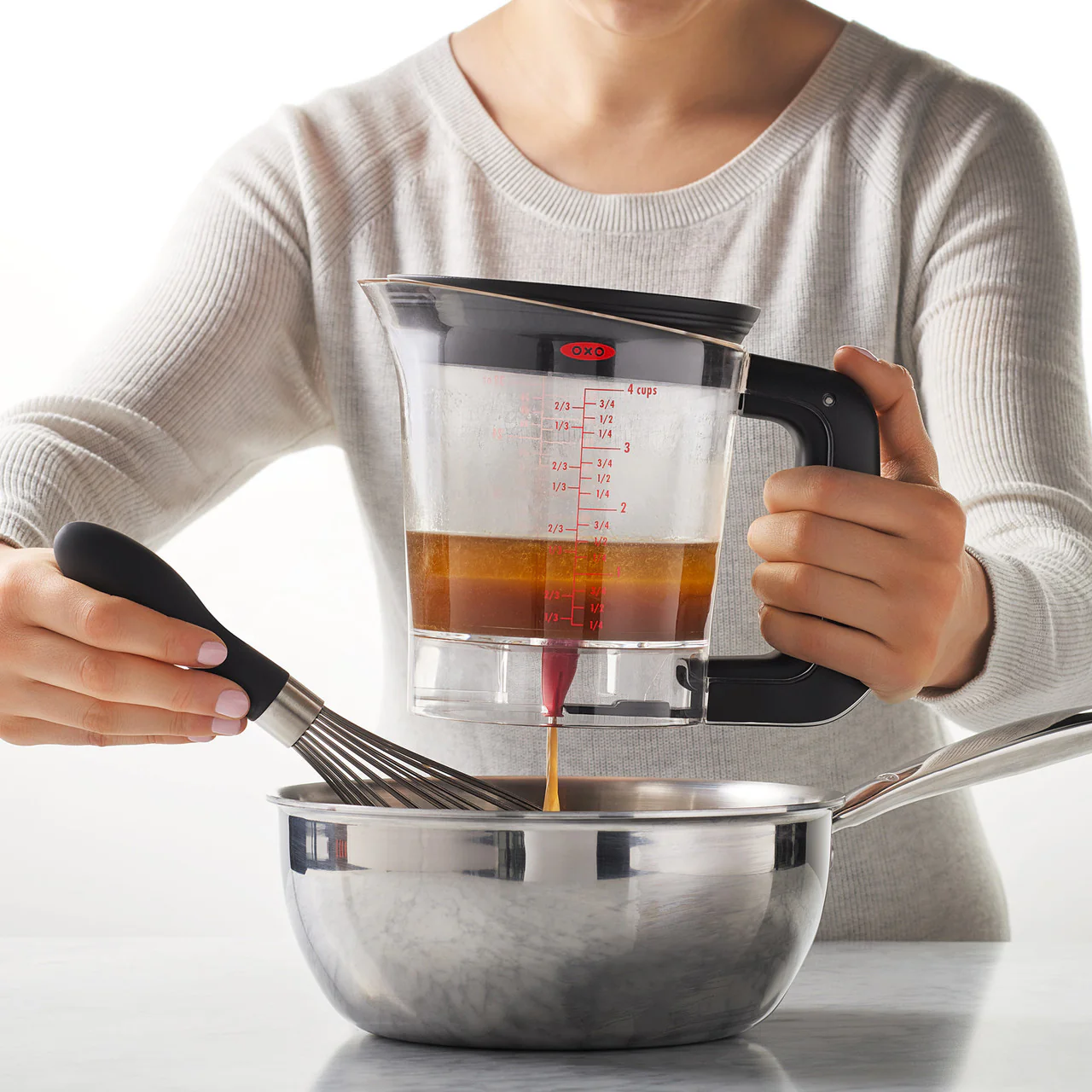 Oxo Good Gravy Fat Separator – 4 Cup / 1 L - Image 5