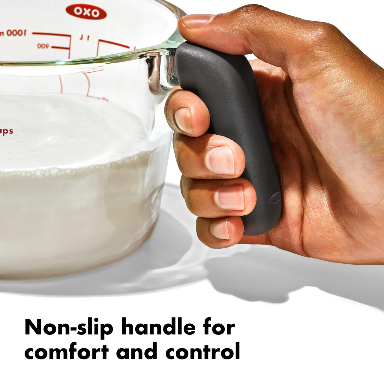 Oxo Good Grips Glass Measuring Cup with Lid - 2 Cup/ 500ml - Image 5