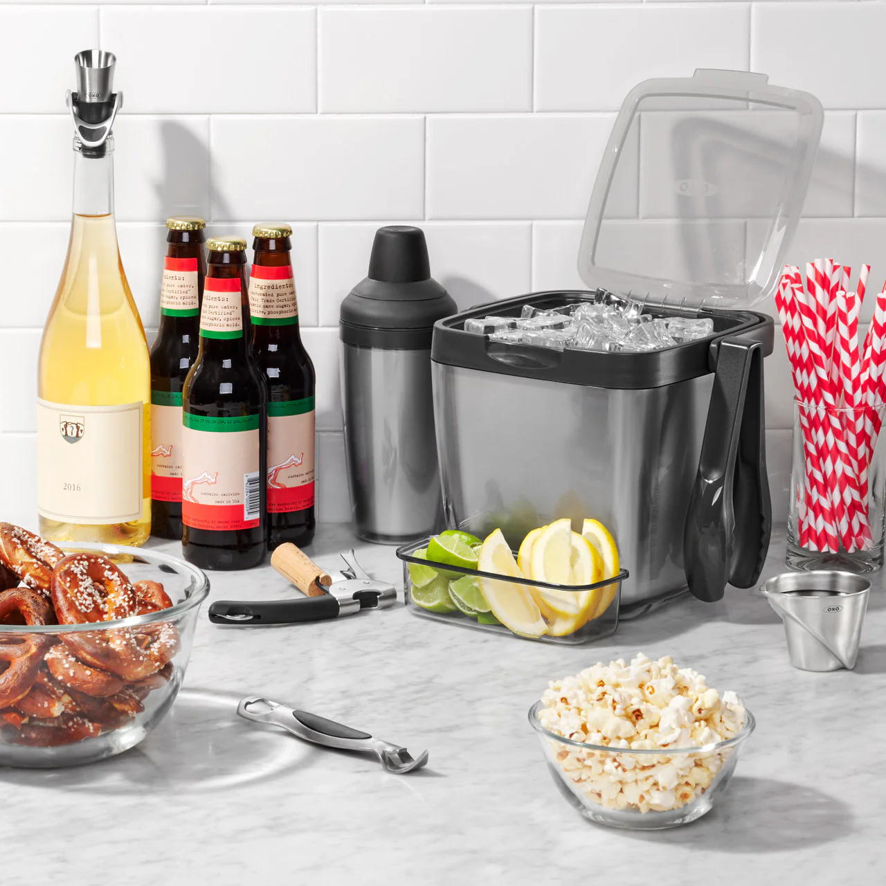 OXO Good Grips Steel Wine Stopper & Pourer - Image 4
