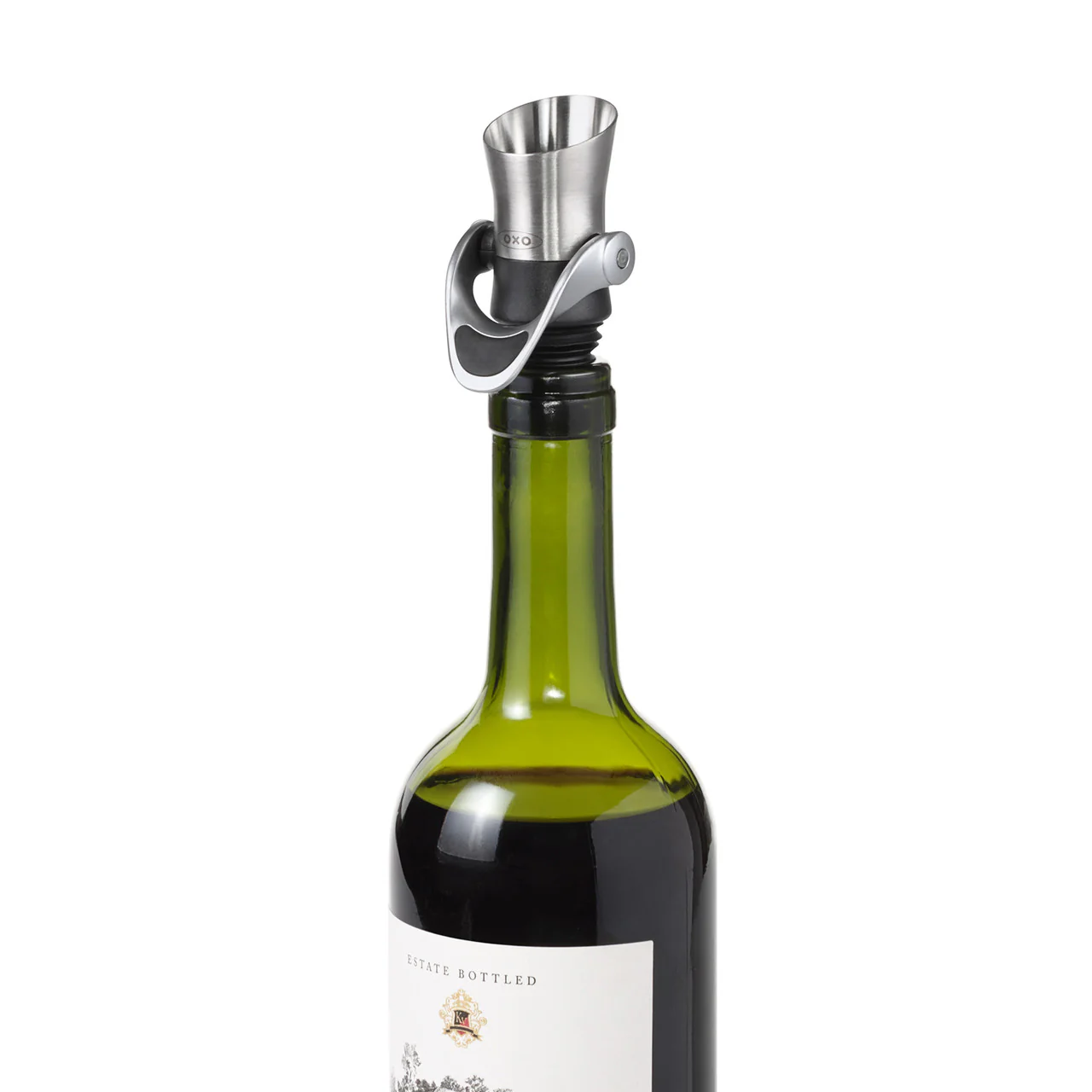 OXO Good Grips Steel Wine Stopper & Pourer - Image 5