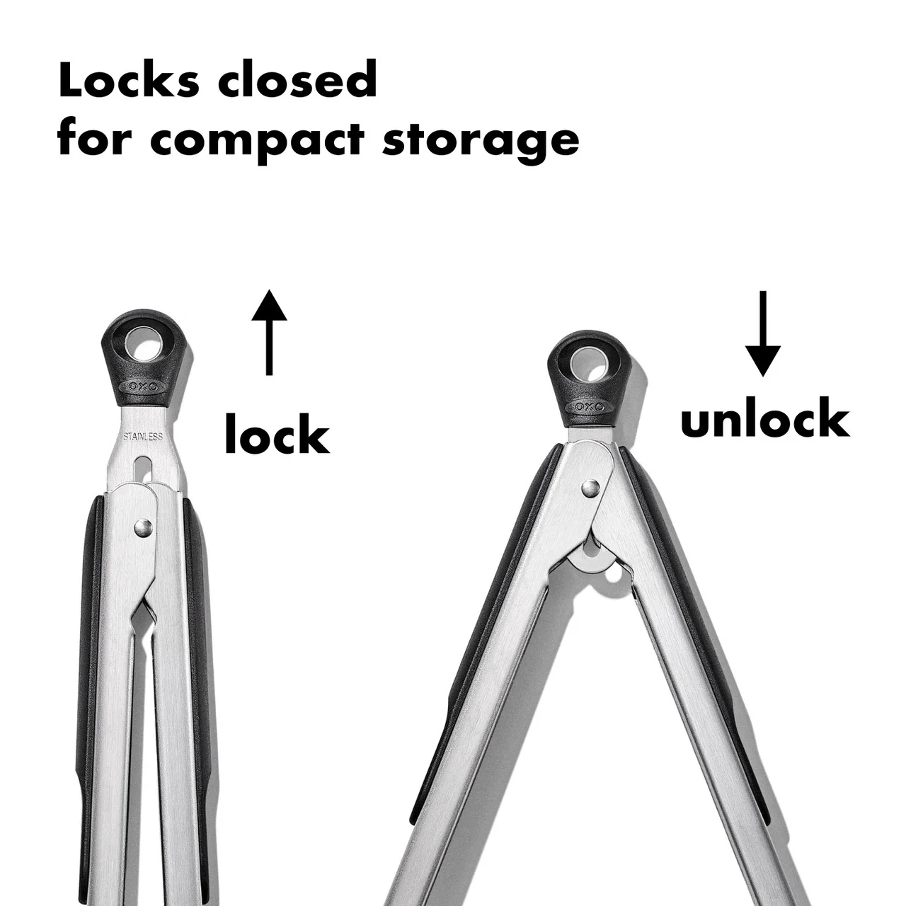 Oxo Good Grips Tongs with Nylon Heads 2-Pack - Image 5