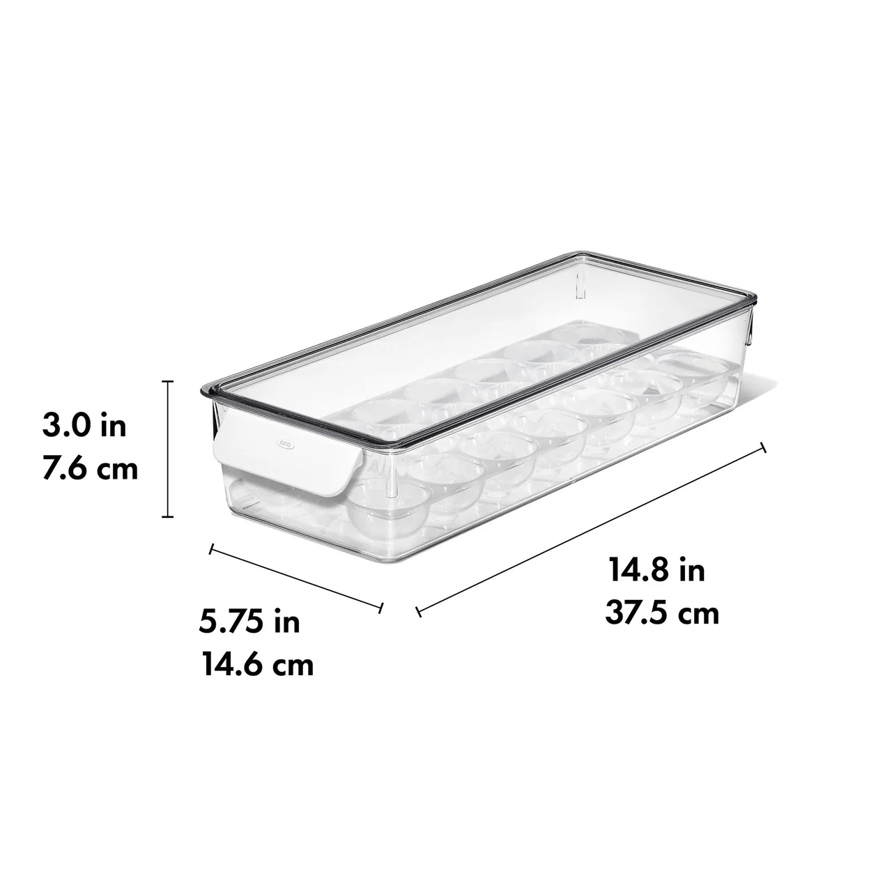 OXO Refrigerator Egg Bin with Removable Tray - Image 5