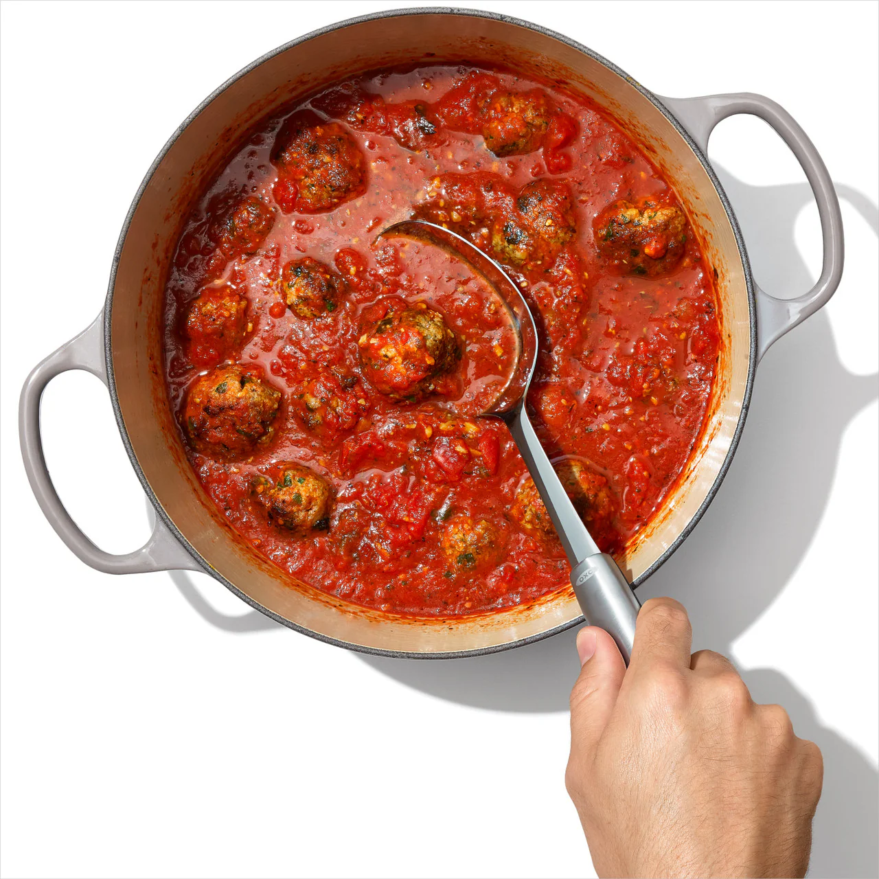 Oxo Steel Cooking Spoon - Image 3