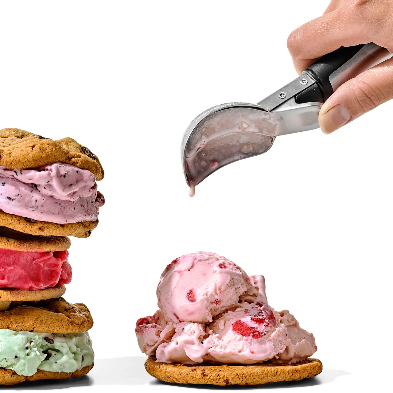 OXO Steel Lever Ice Cream Scoop - Image 3