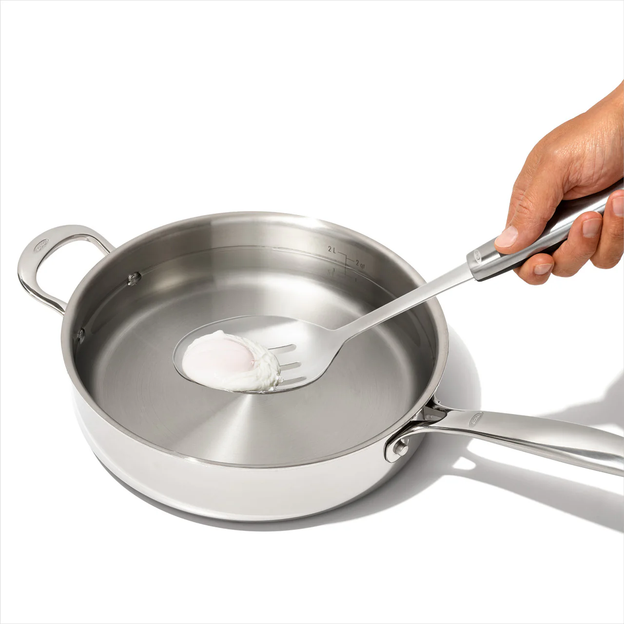 Oxo Steel Slotted Cooking Spoon - Image 3