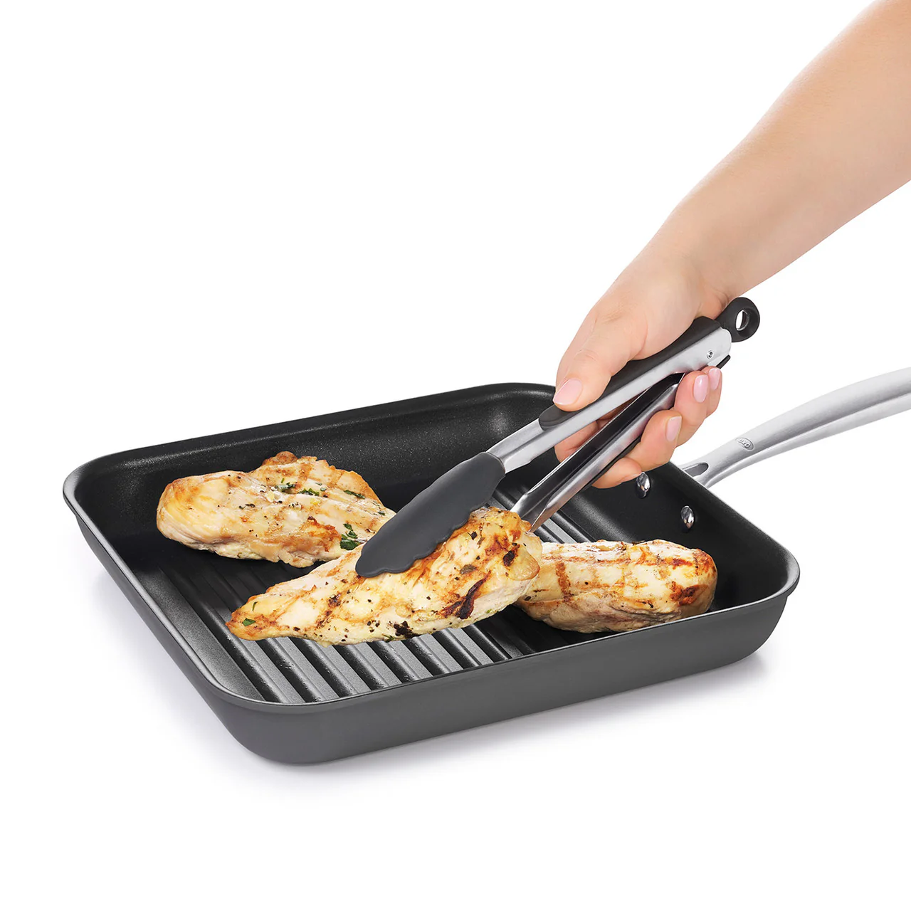 Oxo Tongs with Silicone Heads — 30 cm - Image 4