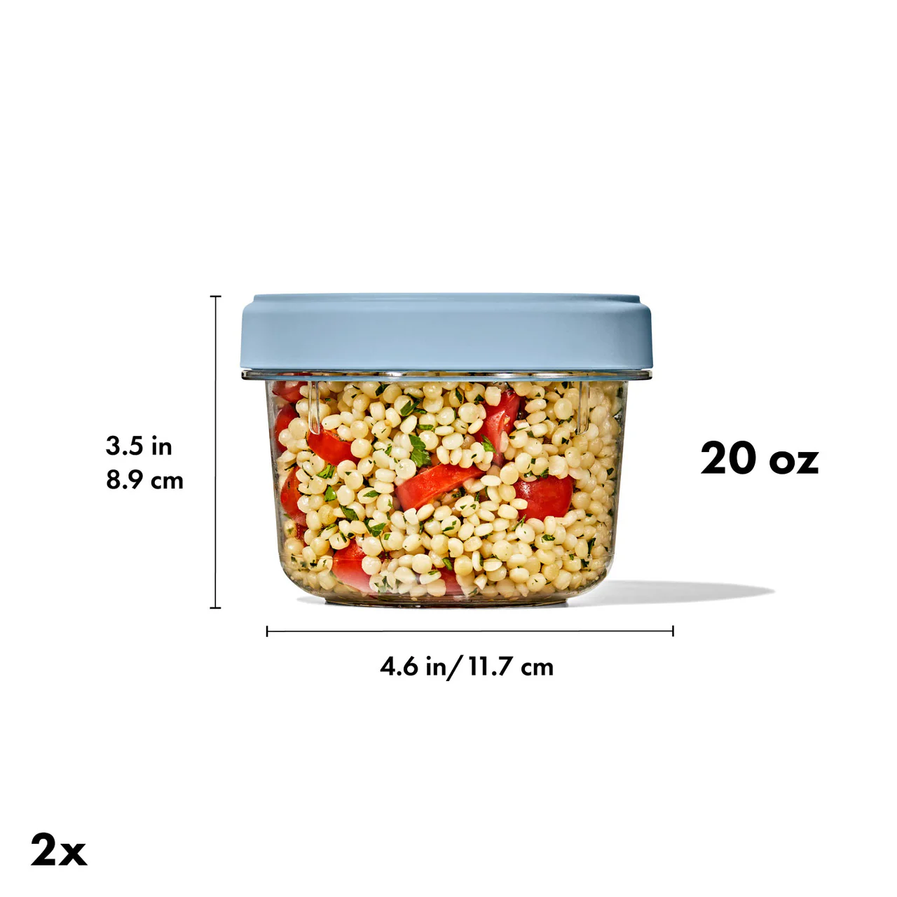 OXO Twist & Stack Container, 2 Pack / 592 ml - Image 2