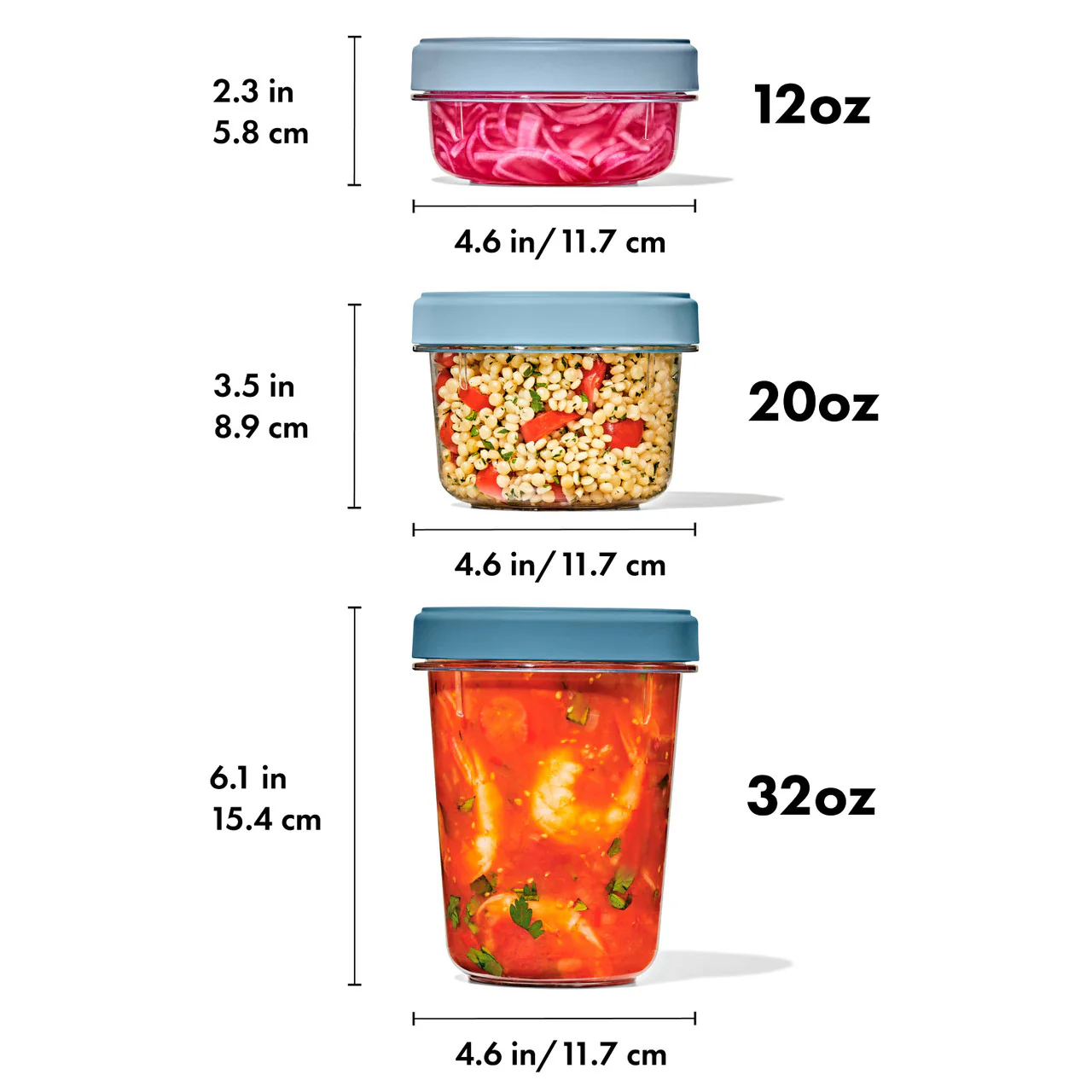 OXO Twist & Stack Container, 2 Pack / 946 ml - Image 3