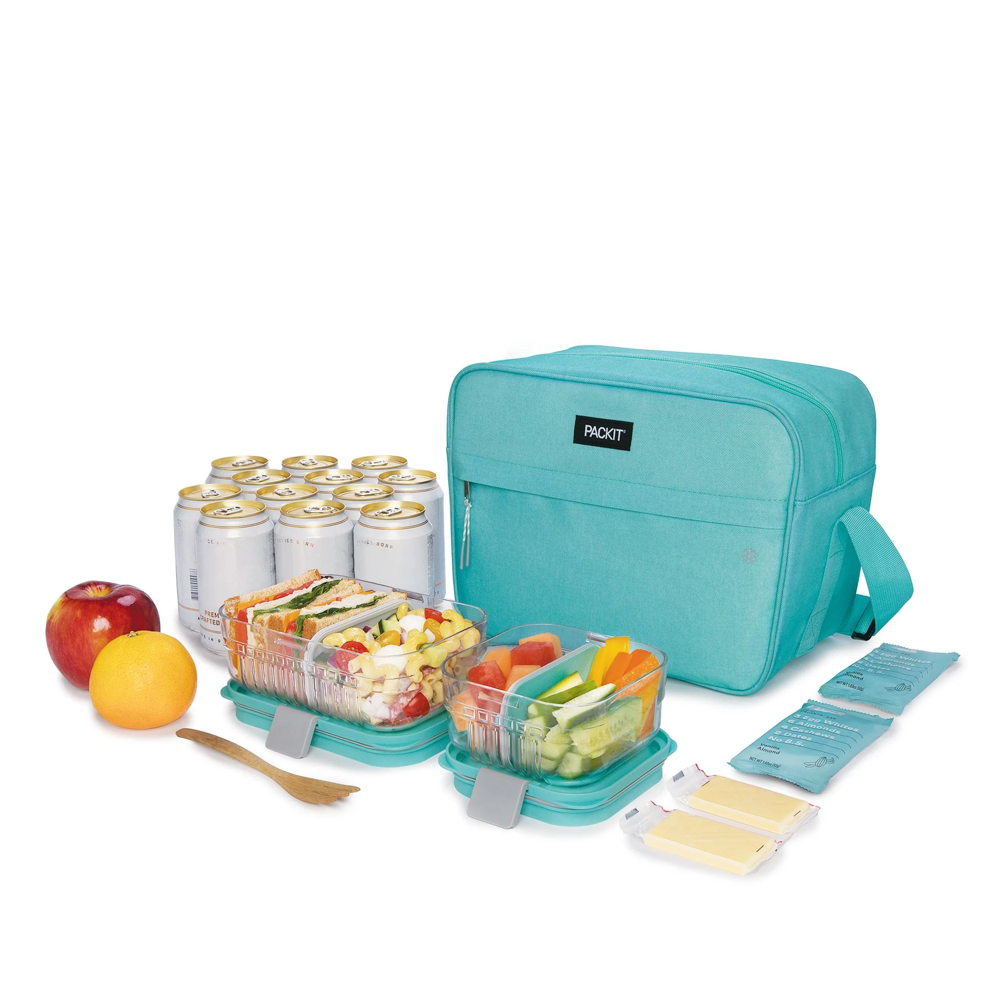 PackIt Freezable Zuma Bag Mint - 16cm x 31cm x 23cm - Image 4