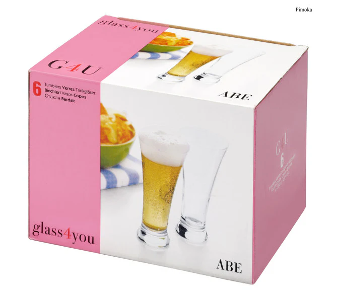 Pasabahce Glass4You Beer 320ml - Set 6 - Image 2