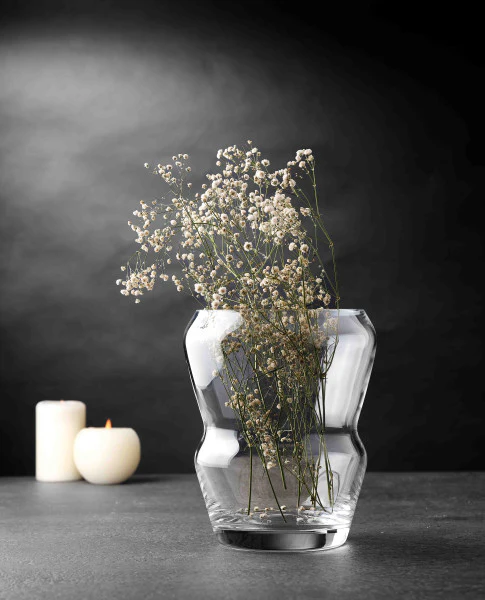 Pasabahce Peko Glass Handmade Vase 20cm - Image 3