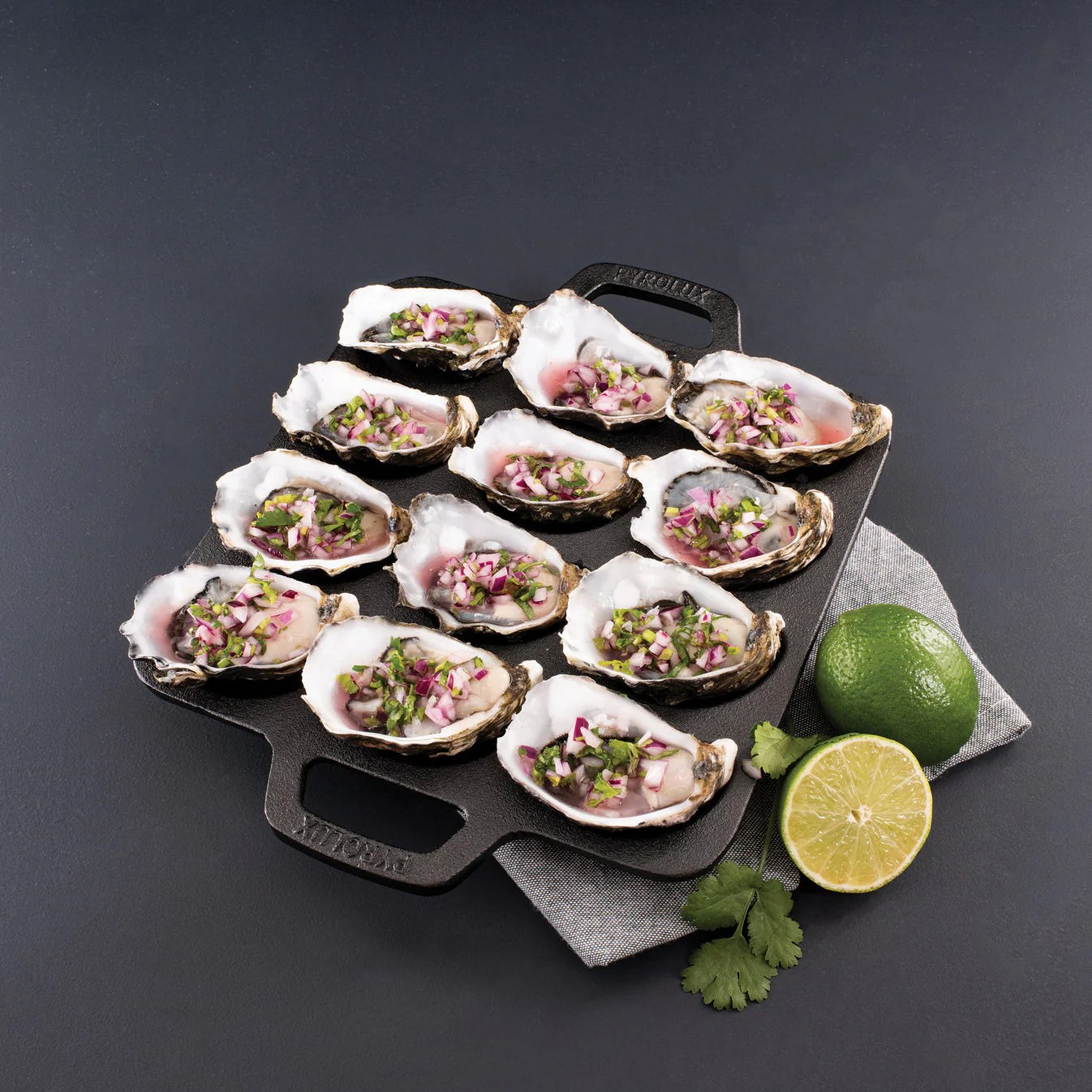 Pyrolux PYROCAST 12 Piece Oyster Tray One size - Image 2