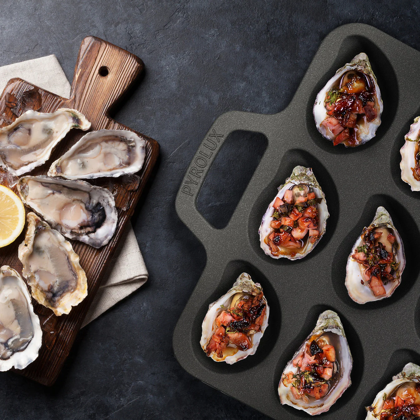 Pyrolux PYROCAST 12 Piece Oyster Tray One size - Image 4