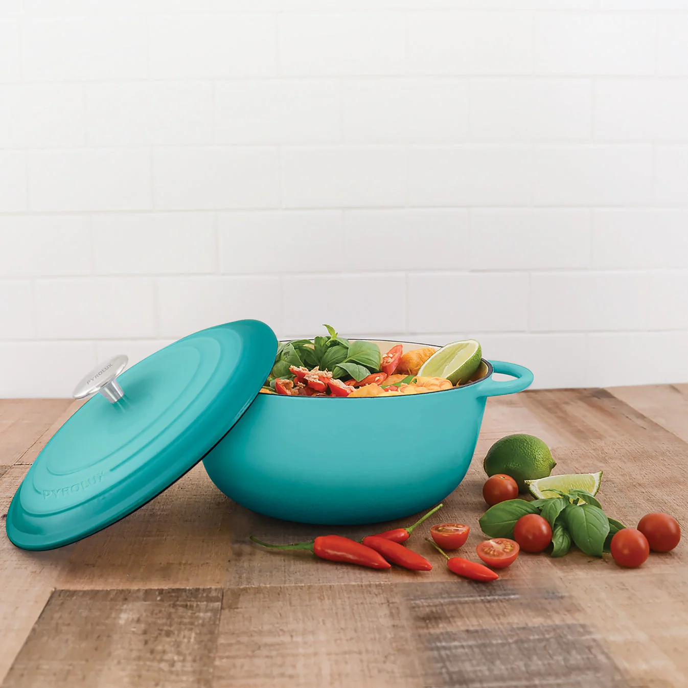 Pyrolux PYROCHEF Round French Oven Aqua Marine 28cm/6L - Image 3